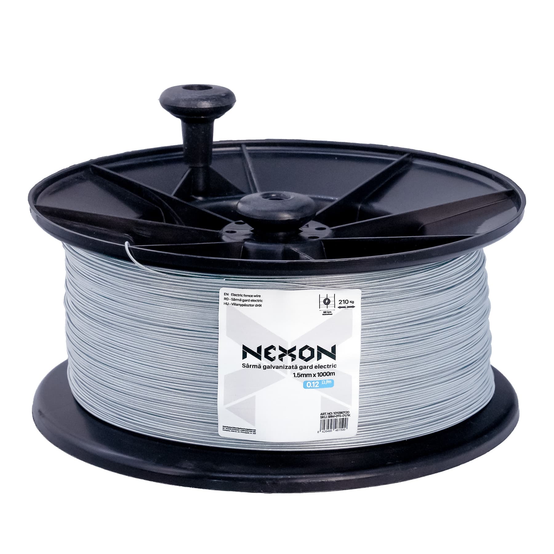 NEXON horganyzott villanypásztor drót 1,5 mm, 1000 m, 210 kg – 3. kép