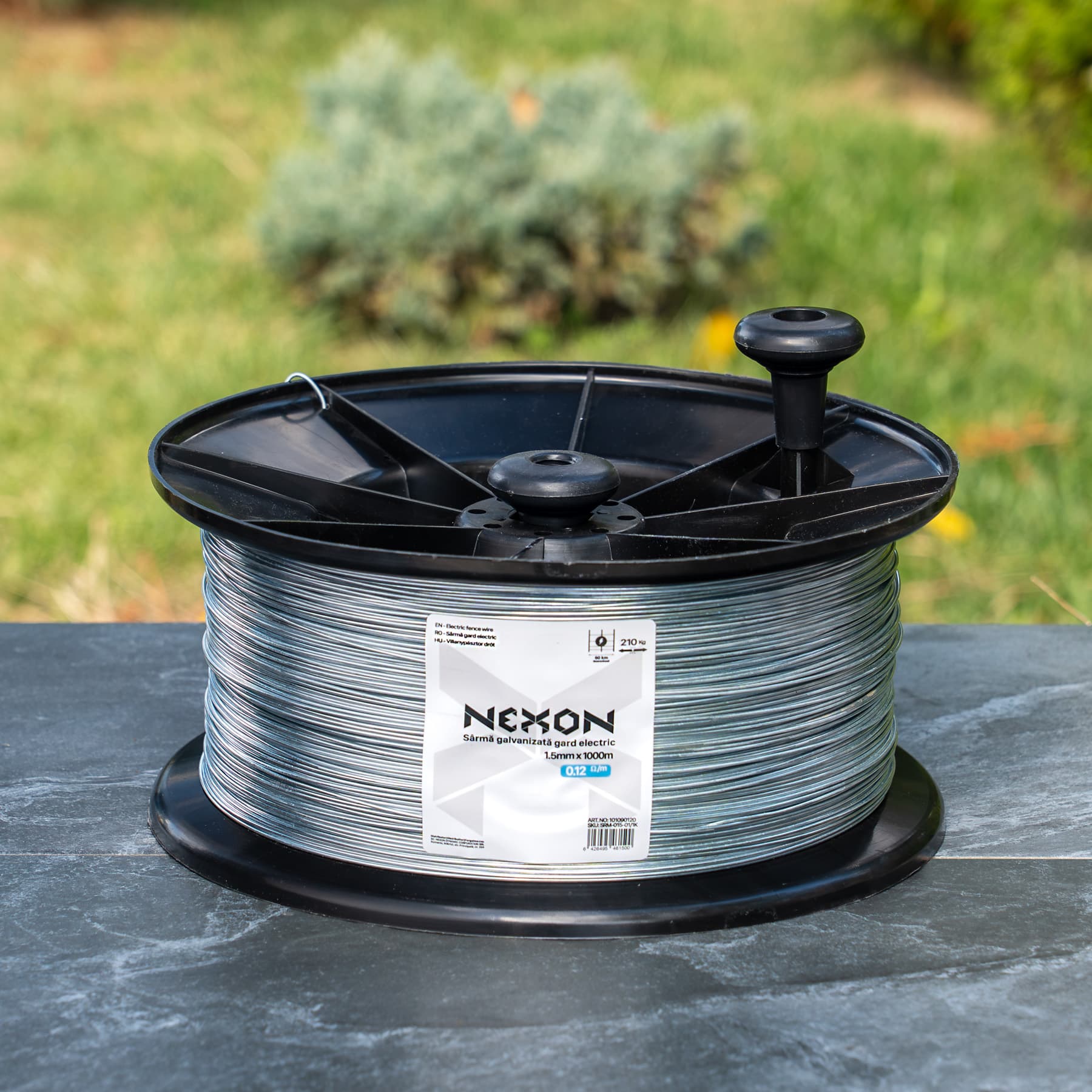 NEXON horganyzott villanypásztor drót 1,5 mm, 1000 m, 210 kg – 2. kép