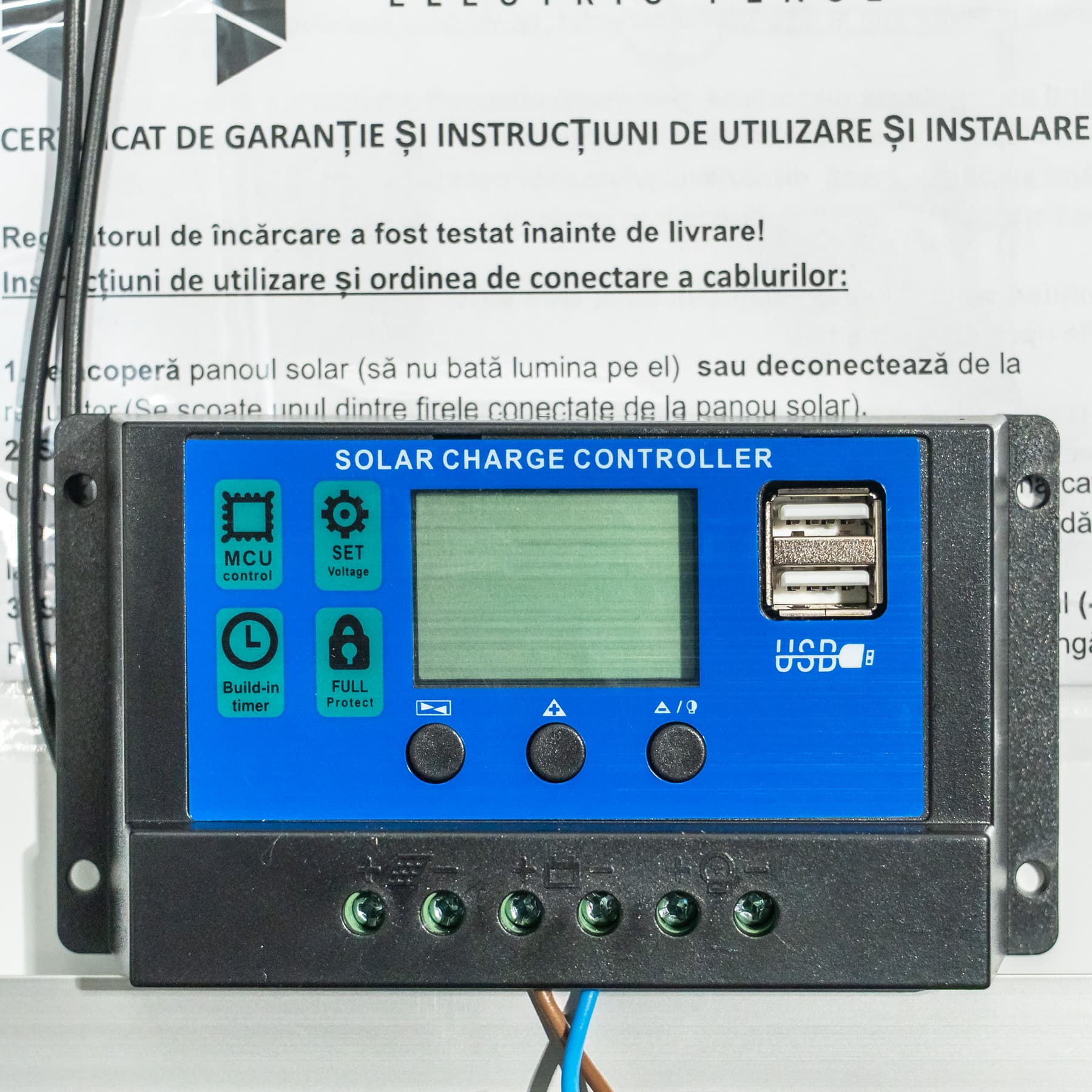 NEXON 30W napelem villanypásztorhoz szabályzóval – 4. kép