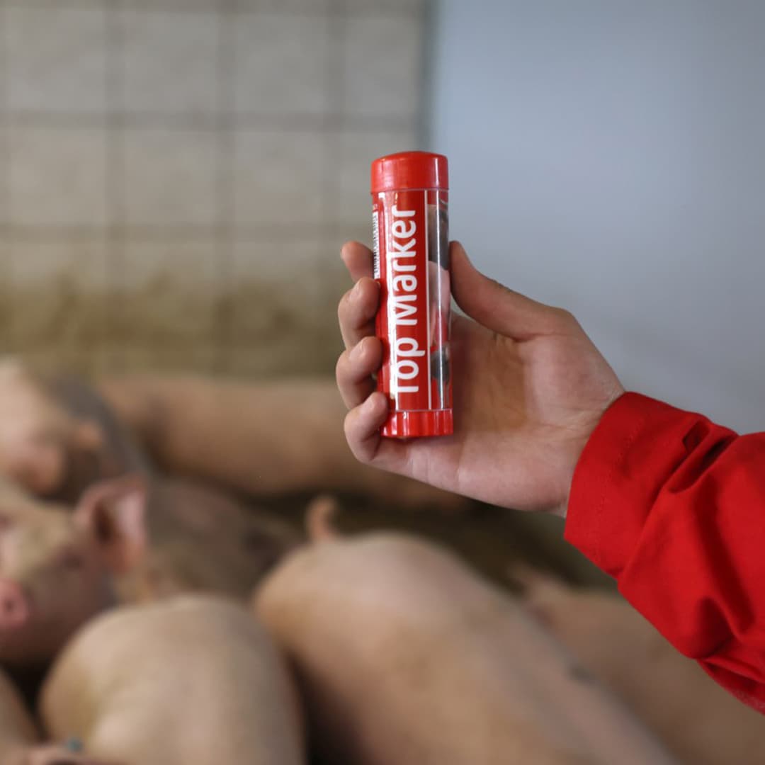 TopMarker piros állatjelölő ceruza – 4. kép