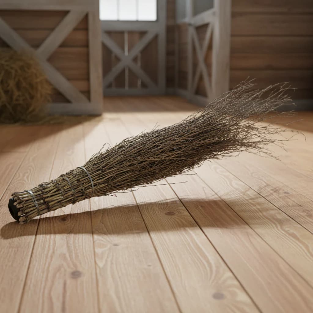 Bambusz seprű 110 cm – könnyű és tartós