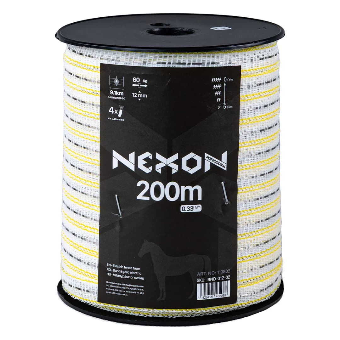 NEXON Professional Villanypásztor Szalag 200m 4 Szál 60kg – 2. kép