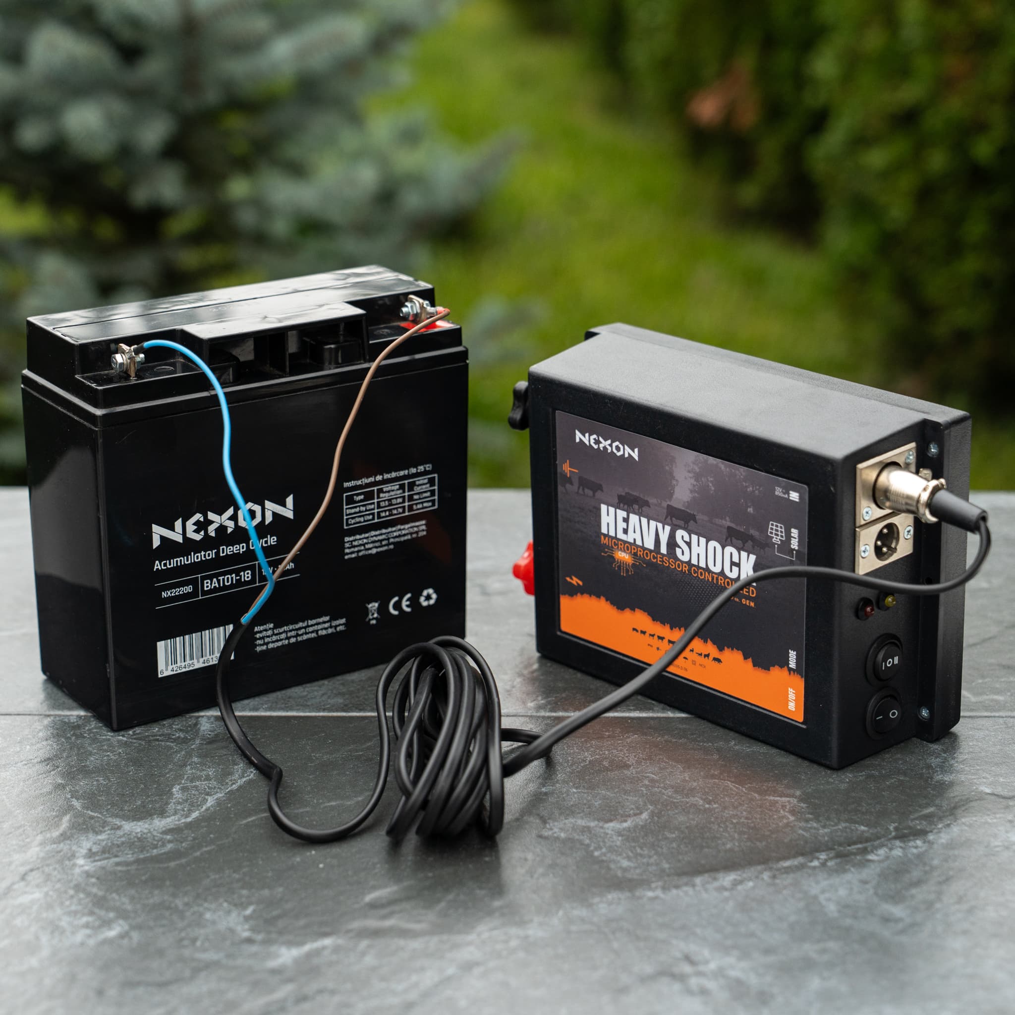 NEXON tápkábel szett Papucs FY6 – XLR 3m – 3. kép