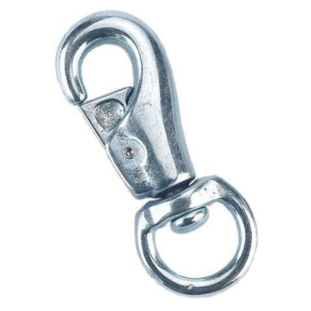 Karabiner kerek gyűrűvel lánchoz – 2. kép