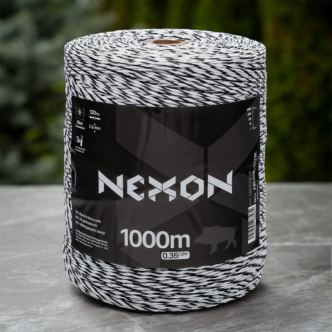 NEXON GUARD 1000 m 3 fémszál 120 kg villanypásztor zsinór
