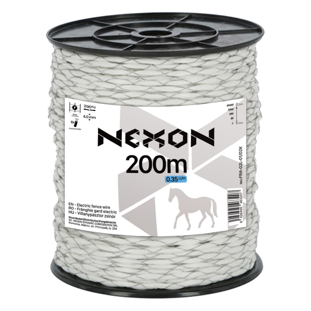 NEXON EconomyLine 200 m 4 mm 290 kg villanypásztor kötél – 2. kép
