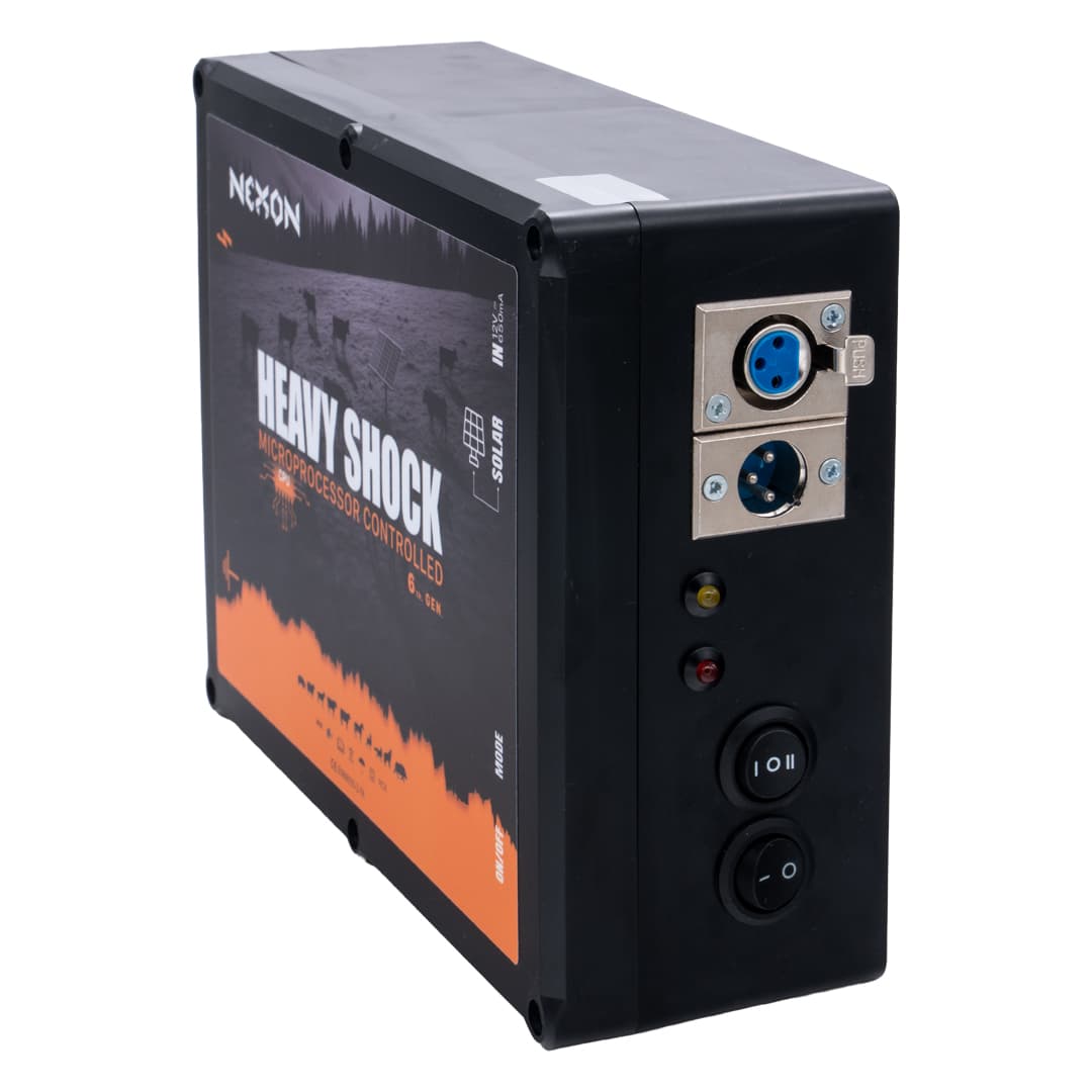 Villanypásztor csomag NEXON HeavyShock PRO 2.5J, Napelemes, Dobozos, 1500m, 180kg – 11. kép