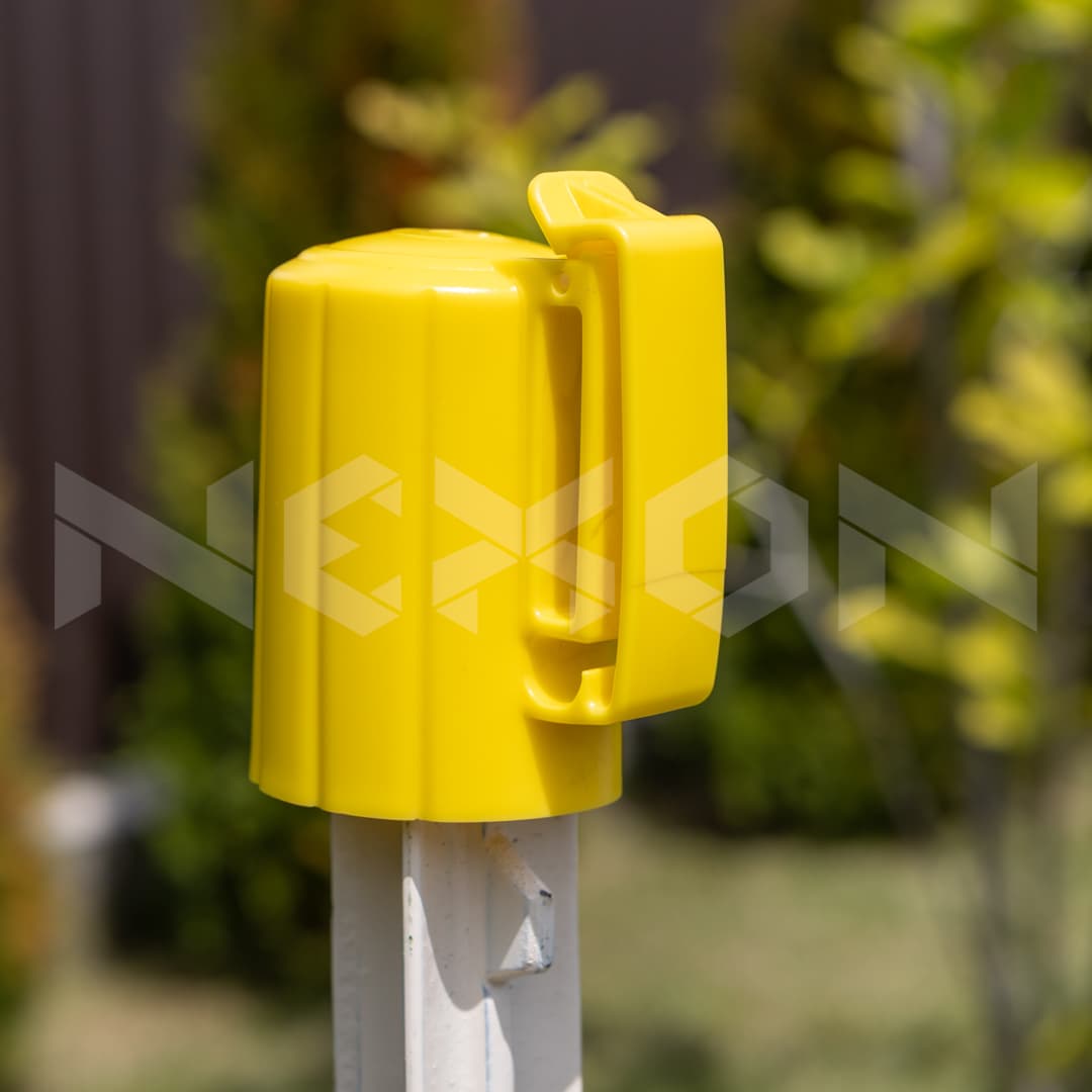 Oszlopfej szigetelő T-Post NEXON moduláris, sárga – 2. kép