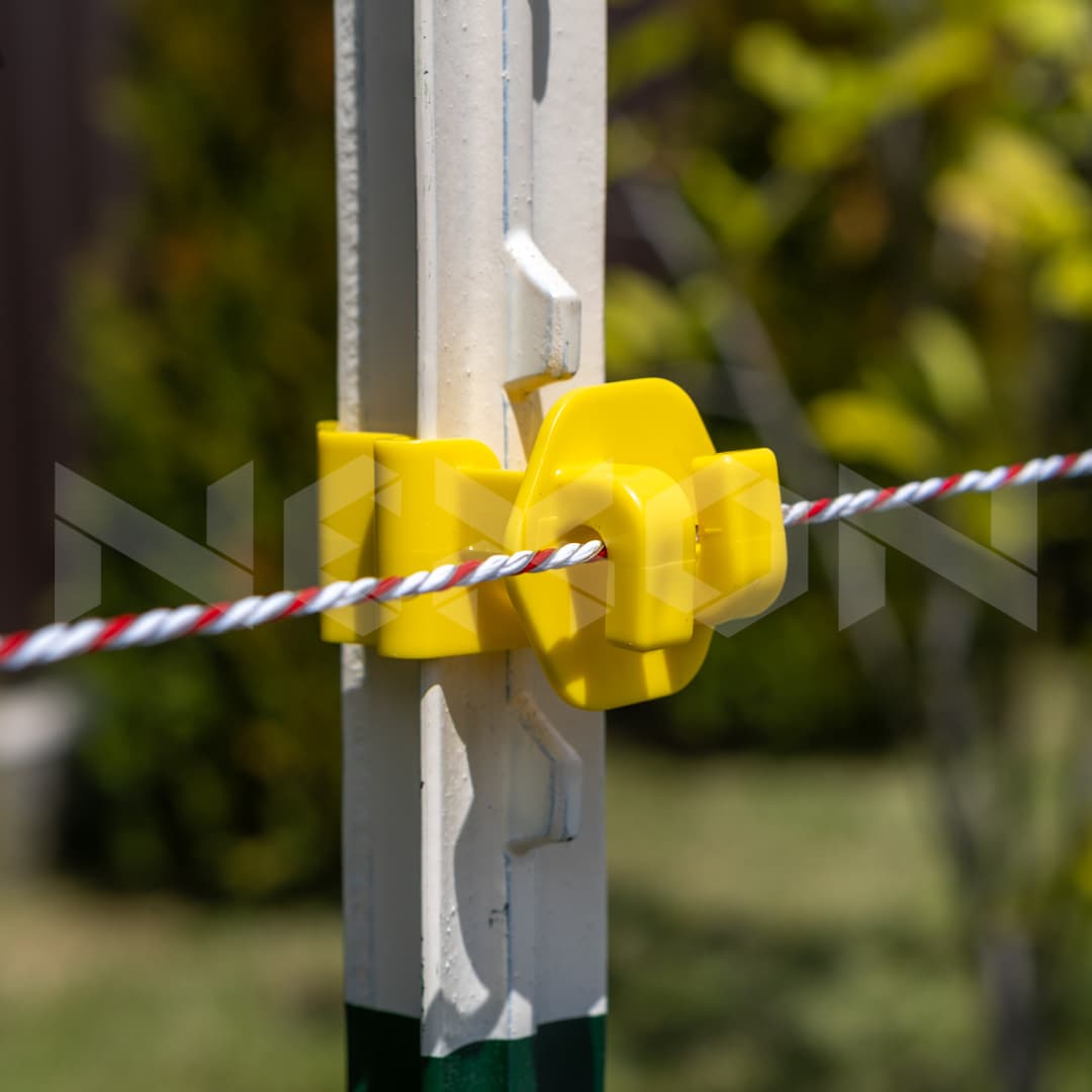 Villanypásztor Vezeték Szigetelő T-post NEXON Modular Sárga