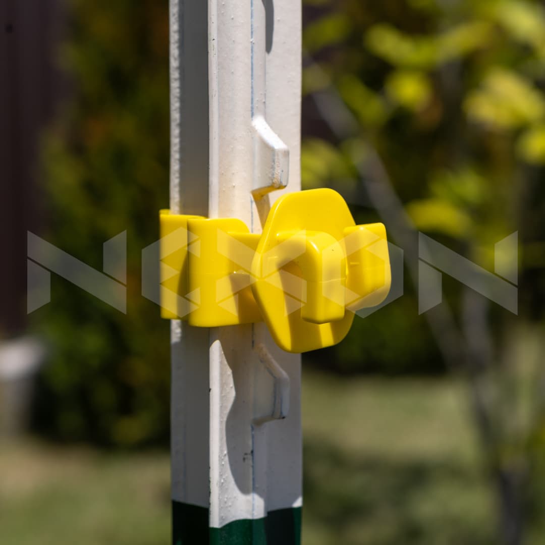 Villanypásztor Vezeték Szigetelő T-post NEXON Modular Sárga – 2. kép