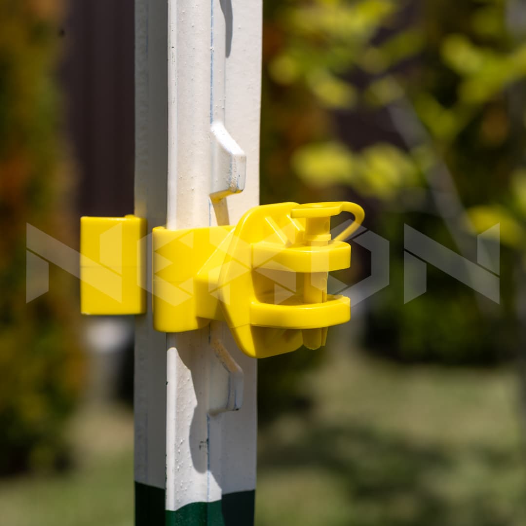 NEXON T-Post Villanypásztor Szigetelő Moduláris Sárga – 6. kép