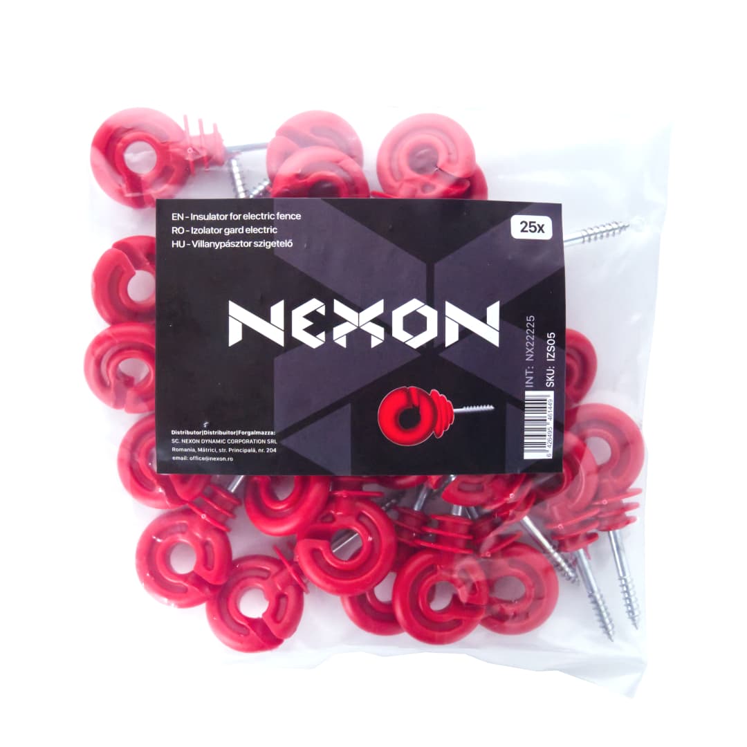 NEXON piros gyűrűs szigetelő villanypásztorhoz