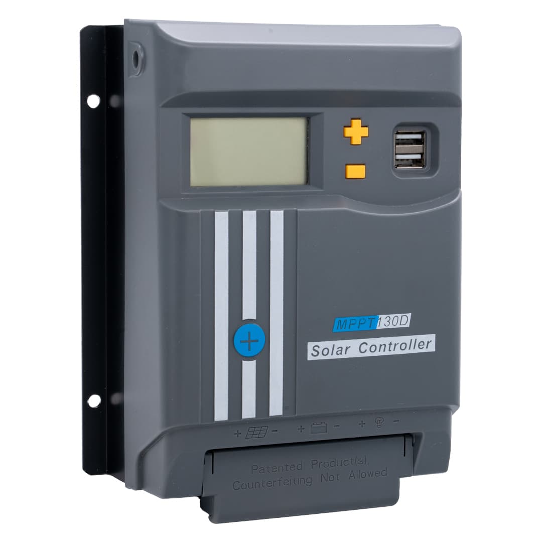NEXON nepelem vezérlő MPPT 30A 12V/24V 2x USB porttal