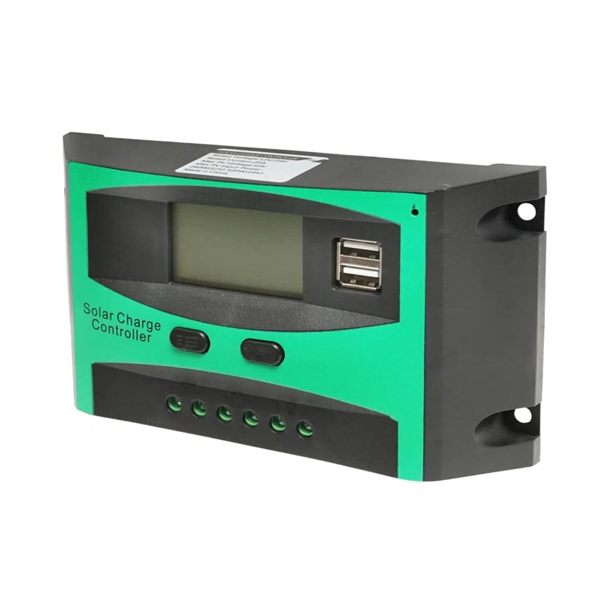 NEXON 20A 12V/24V napelemes töltésszabályzó 2x USB porttal – 3. kép