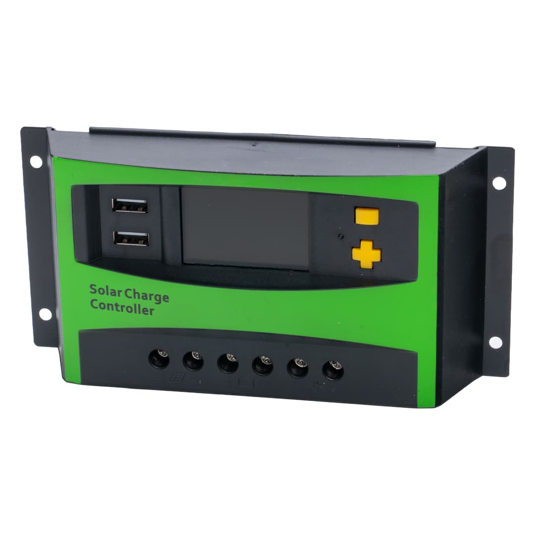 NEXON 30A 12V/24V napelemes töltésszabályzó két USB porttal – 3. kép