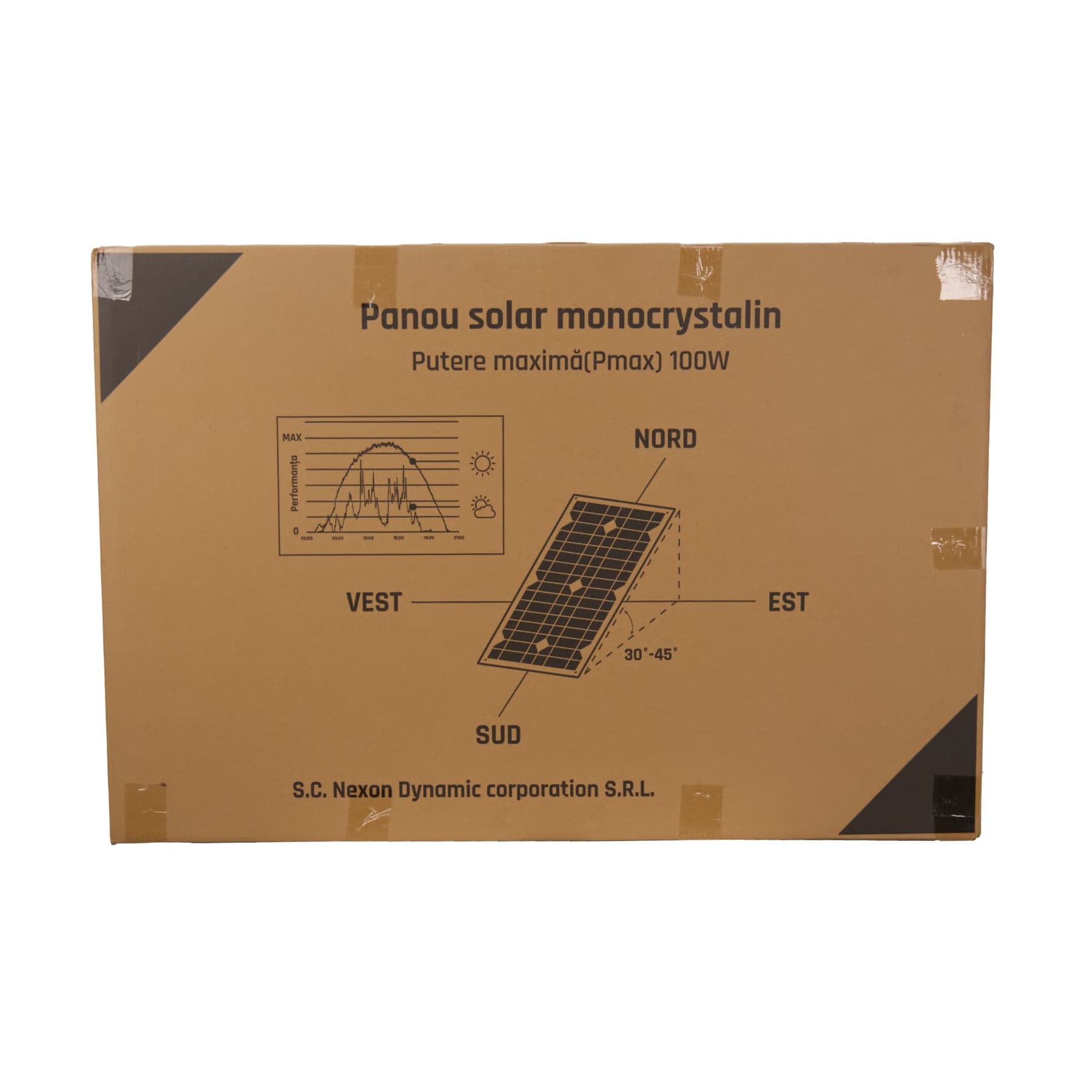 NEXON 100W napelem villanypásztorhoz (tartó nélkül) – 4. kép