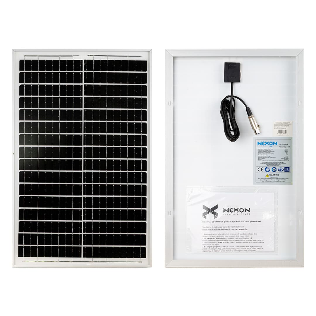 50W napelem NEXON HeavyShock villanypásztorhoz