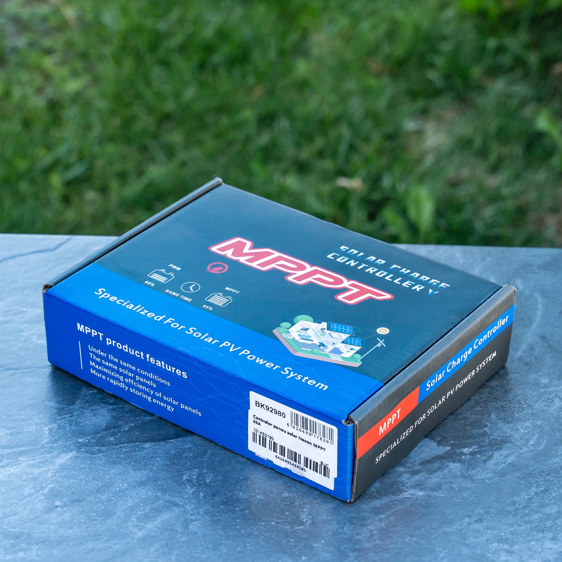 NEXON MPPT napelemes töltésszabályzó 20A 12V/24V, dupla USB porttal – 8. kép