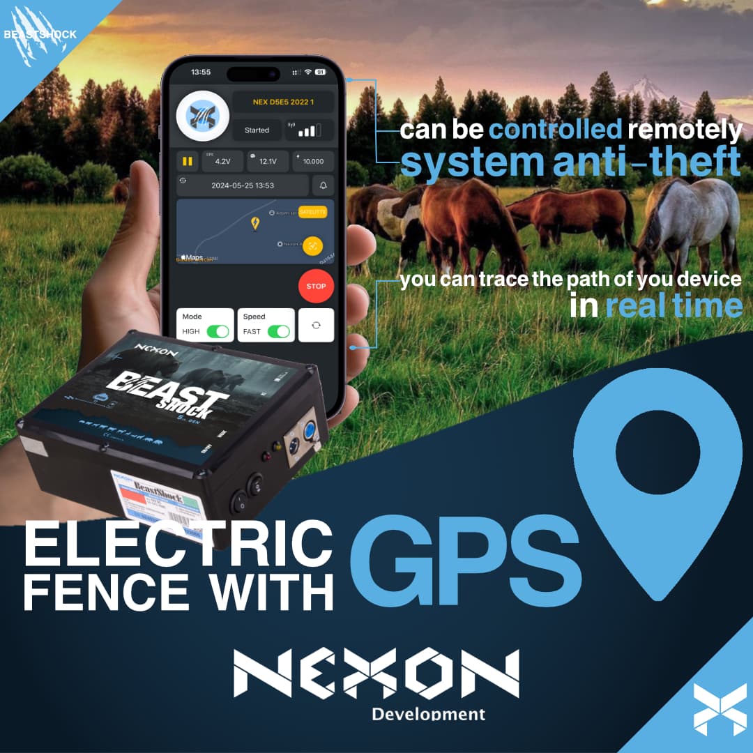 NEXON BeastShock 5th Gen 6.8J GPS villanypásztor készülék – 3. kép