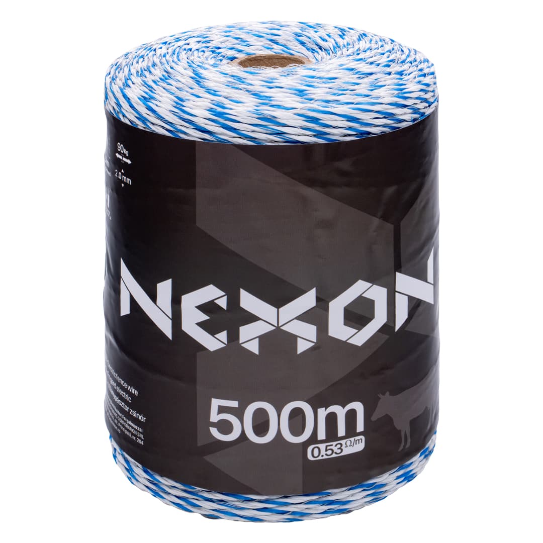 NEXON BASIC 500 m 4 fémszál 90 kg villanypásztor zsinór – 2. kép