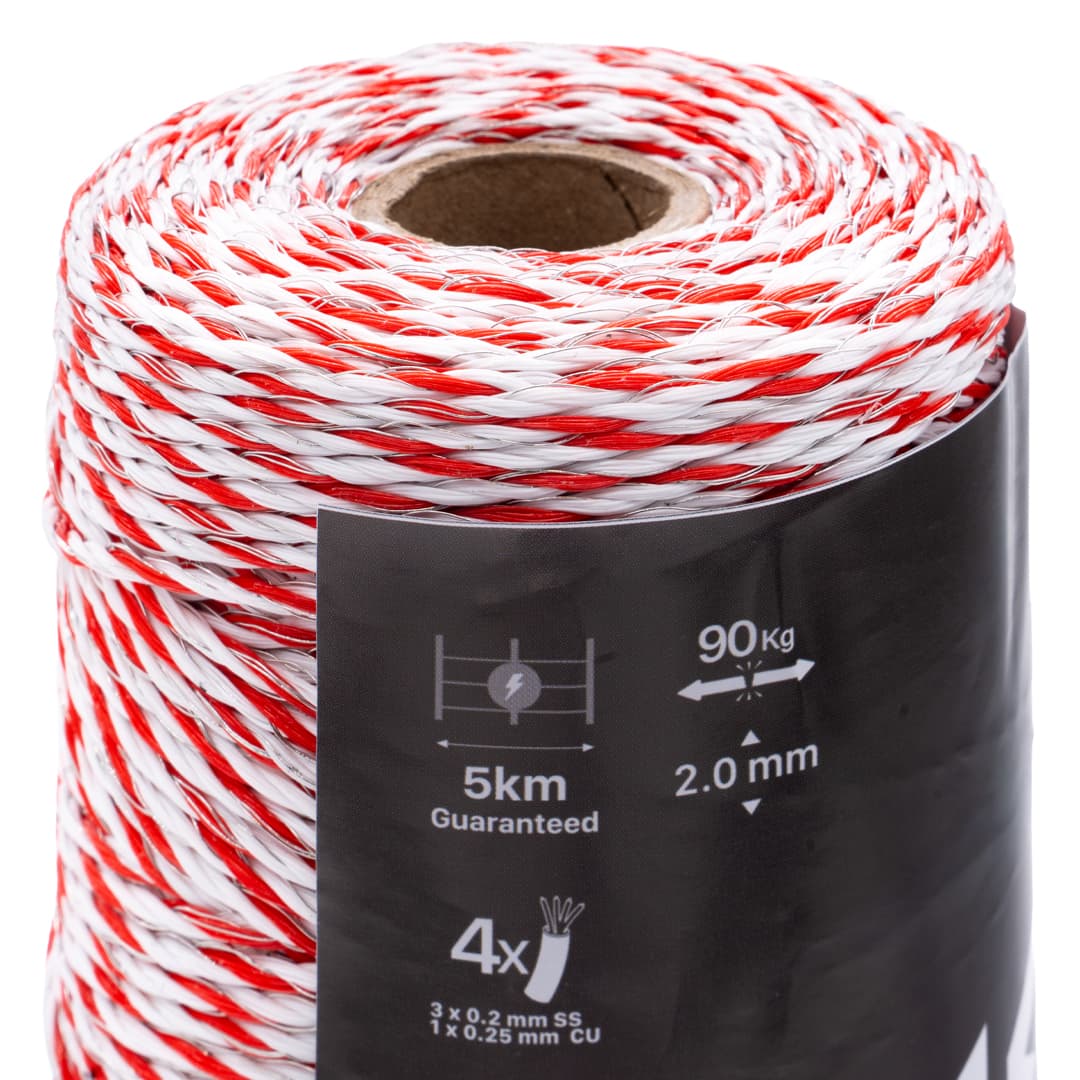 NEXON BASIC 200 m 4 fémszál 90 kg villanypásztor zsinór – 3. kép