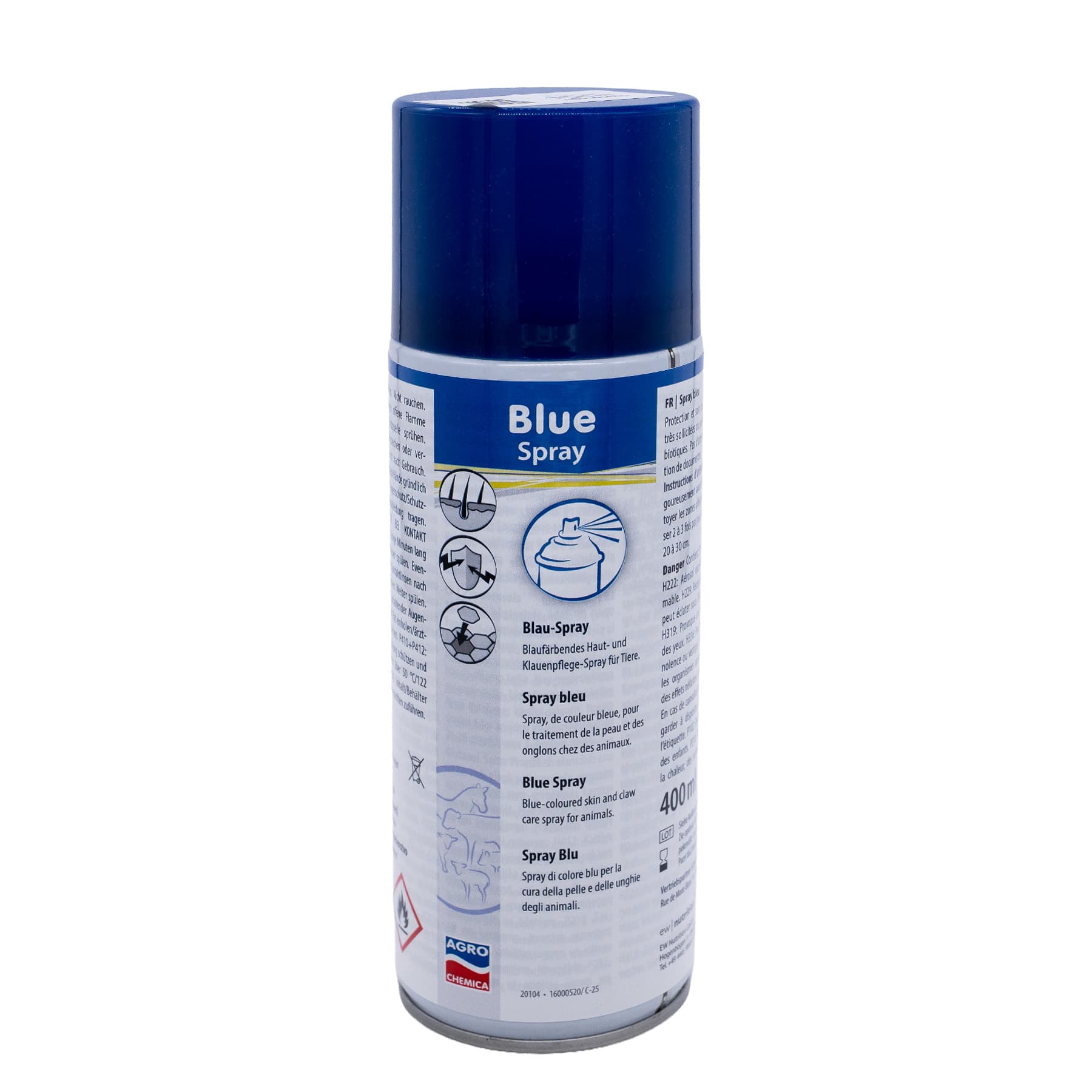 Kék fertőtlenítő spray állatoknak 400 ml