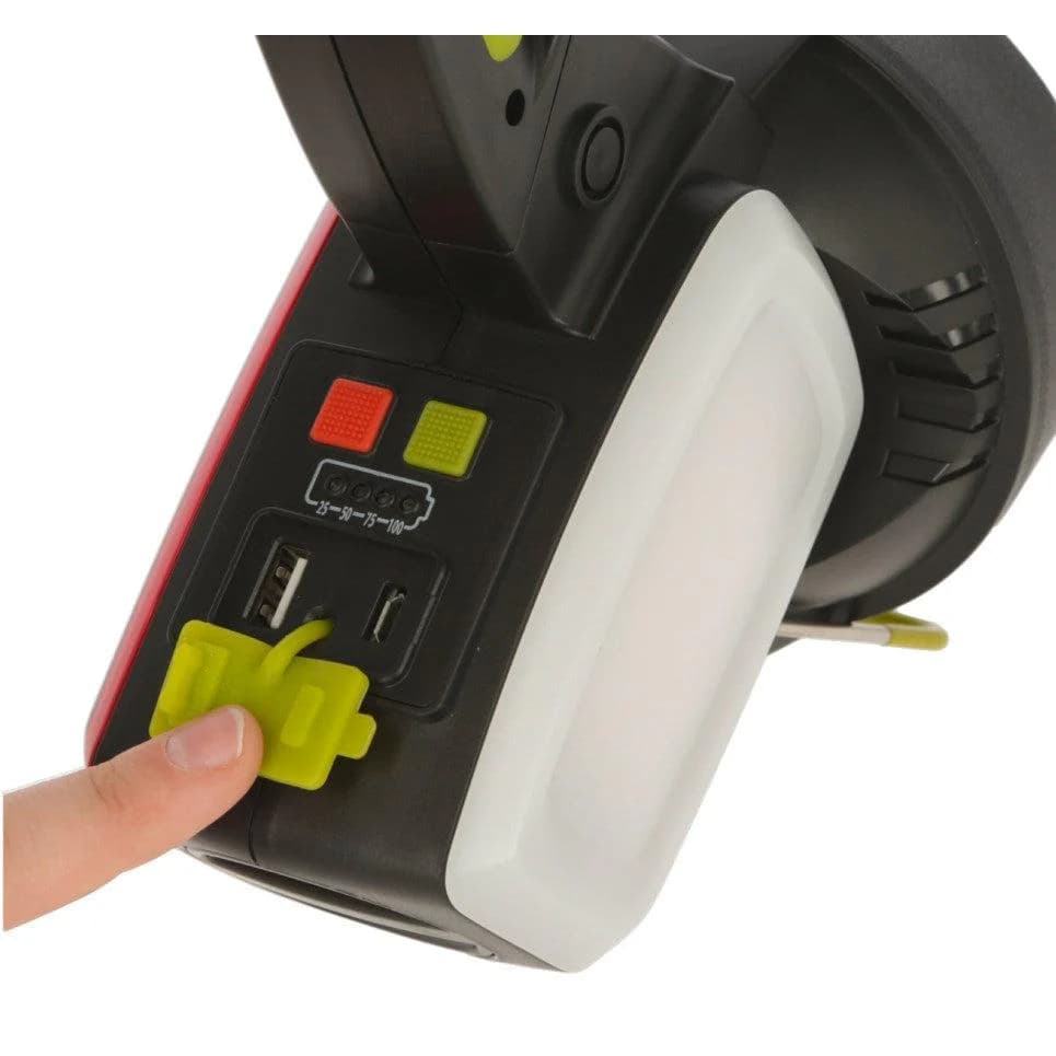 Hordozható LED lámpa akkumulátorral – 5 W, 350 lm, powerbank funkció – 2. kép