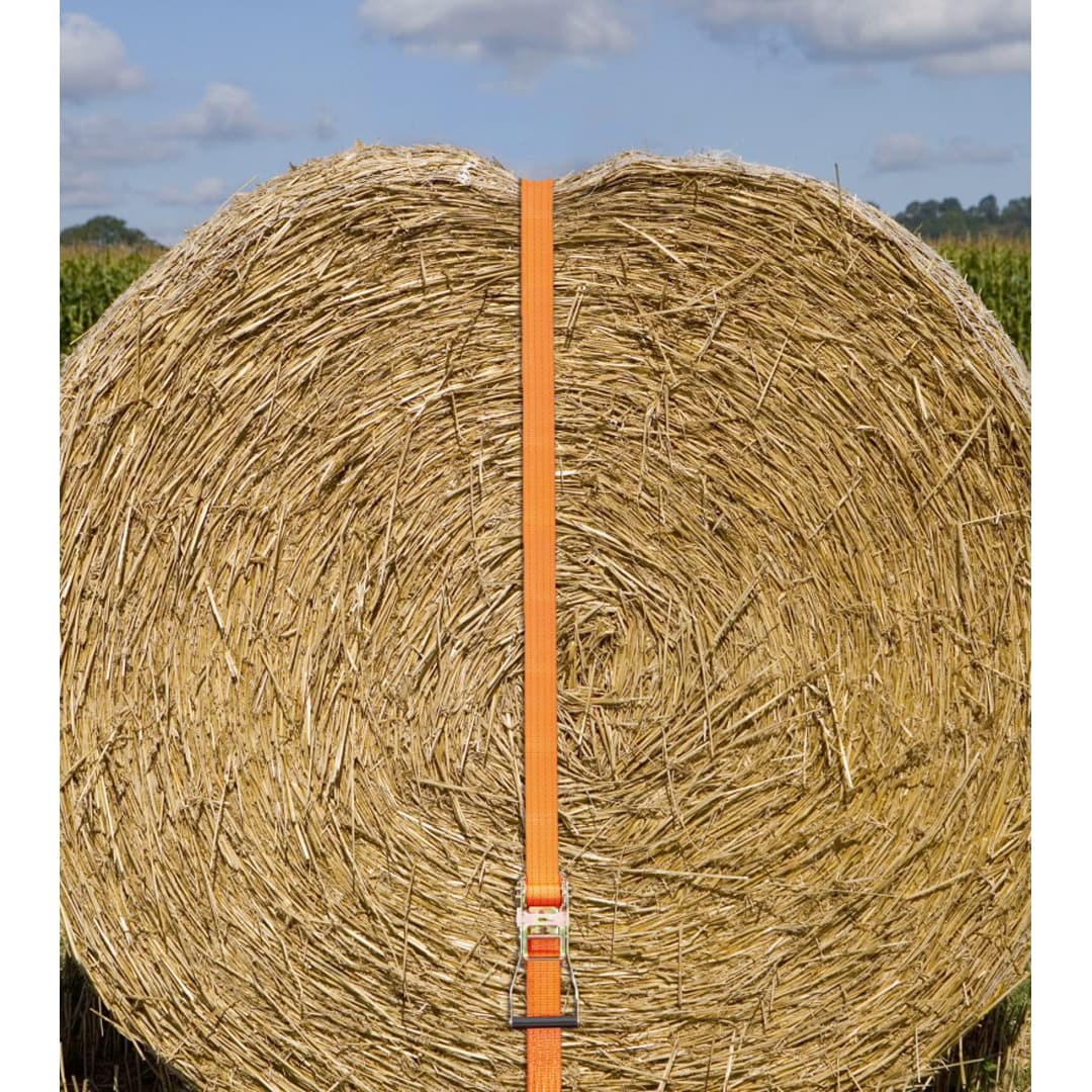 Racsnival ellátott rögzítőheveder, 2 részes, 50 mm, 4 m – 6. kép
