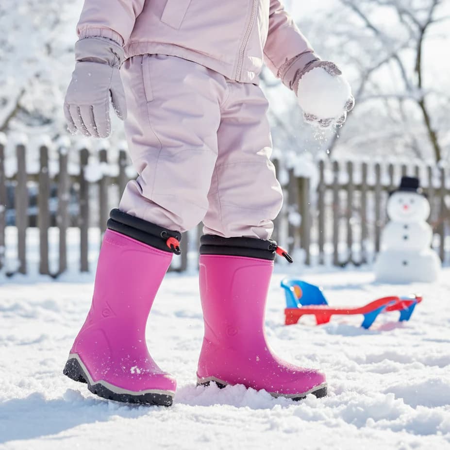 Dunlop Blizzard gumicsizma gyerekeknek, rózsaszín – 2. kép