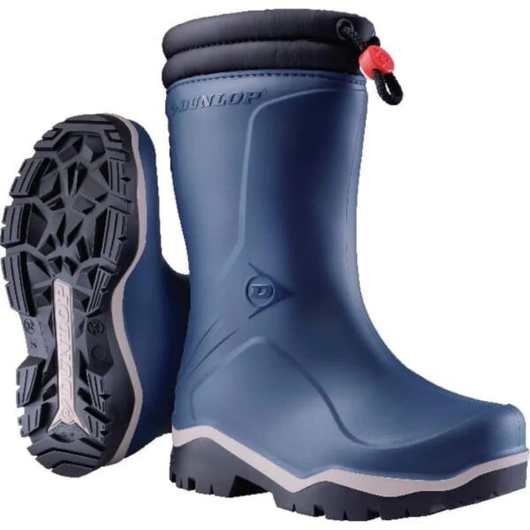 Dunlop Blizzard bélelt gumicsizma gyermekeknek, kék – 3. kép
