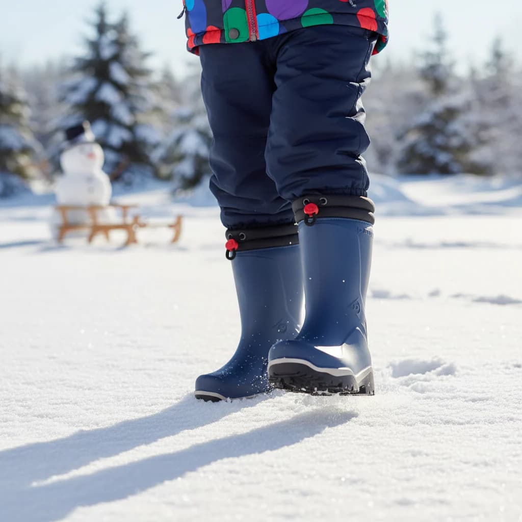 Dunlop Blizzard bélelt gumicsizma gyermekeknek, kék – 2. kép