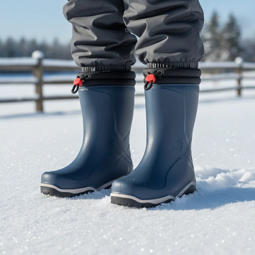 Dunlop Blizzard bélelt gumicsizma gyermekeknek, kék
