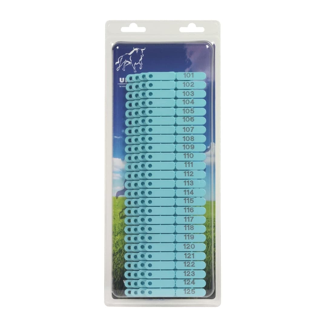 Füljelzők juhok, kecskék és sertések számára - 100 db (Számok 101-200) – 2. kép