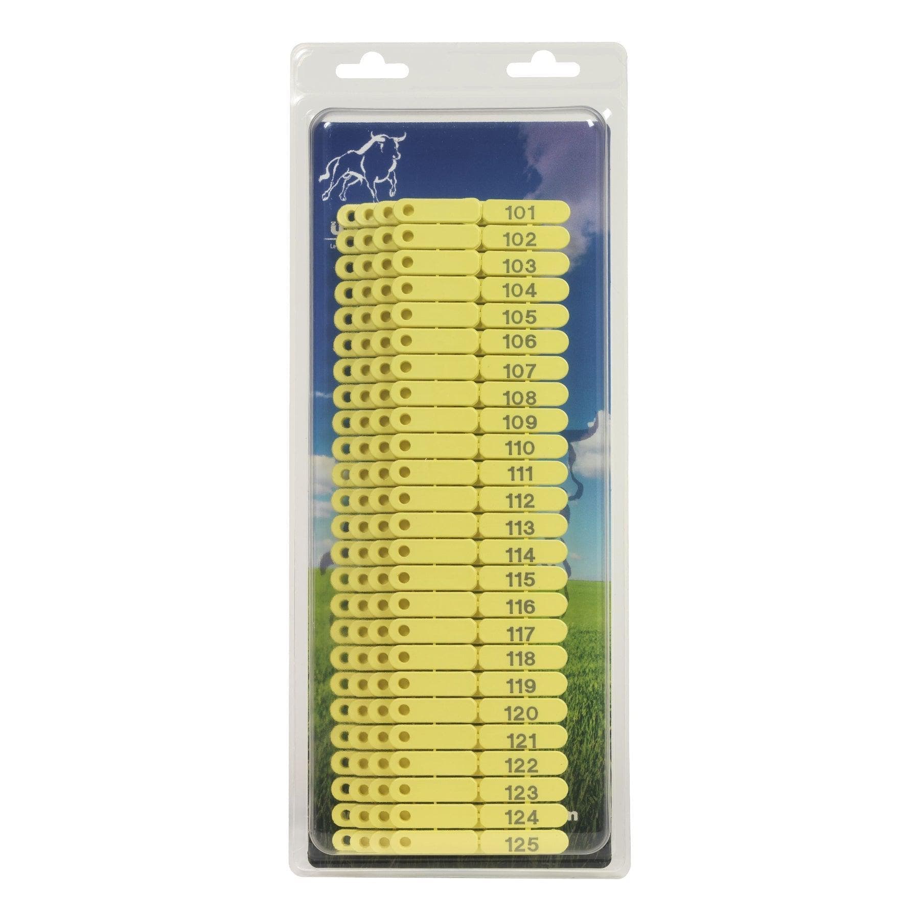 Füljelzők juhok, kecskék és sertések számára - 100 db (Számok 101-200) – 2. kép