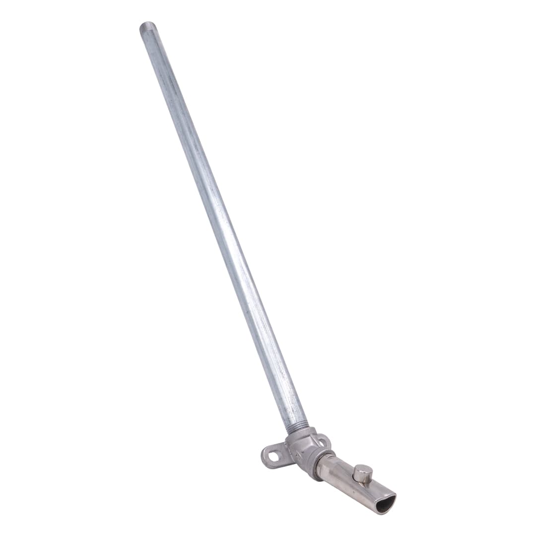 Horganyzott acél cső itatóhoz – 50 cm, 1/2″ (G1/2) menettel – 3. kép