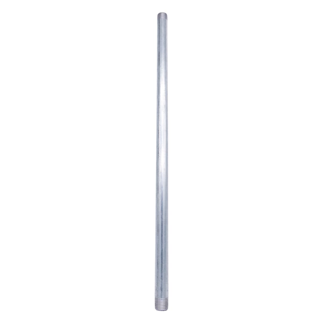Horganyzott acél cső itatóhoz – 50 cm, 1/2″ (G1/2) menettel – 2. kép