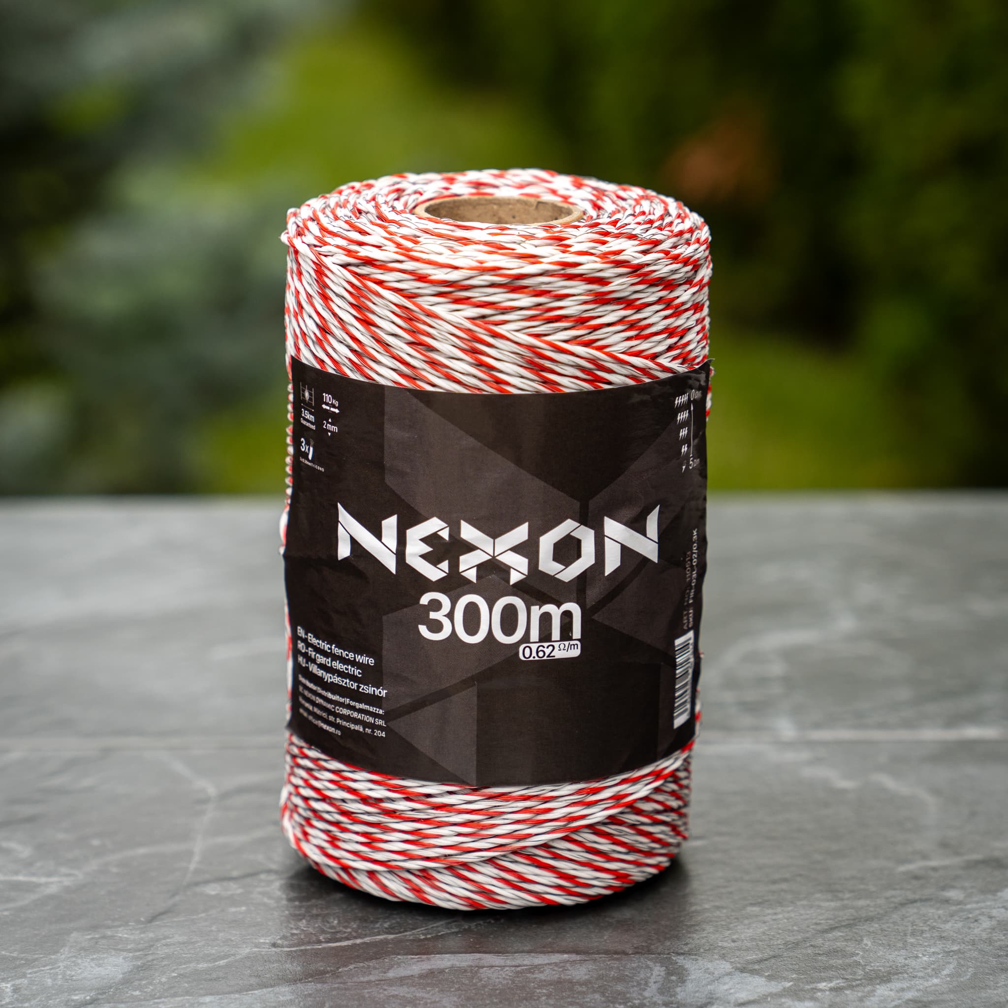 NEXON PROFESSIONAL 300 m 3 fémszál 110 kg villanypásztor zsinór