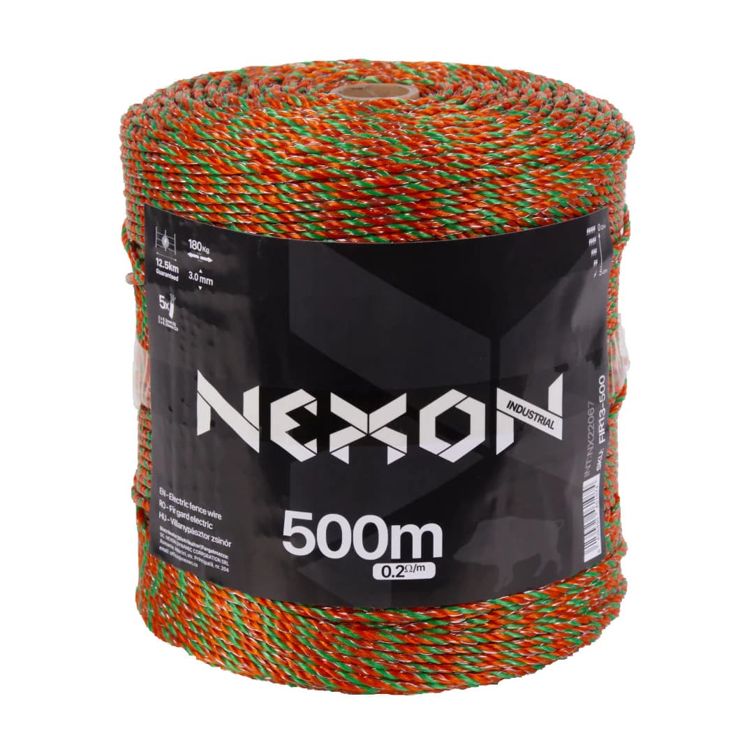 NEXON ULTRA 500 m 5 fémszál 180 kg villanypásztor zsinór – 2. kép