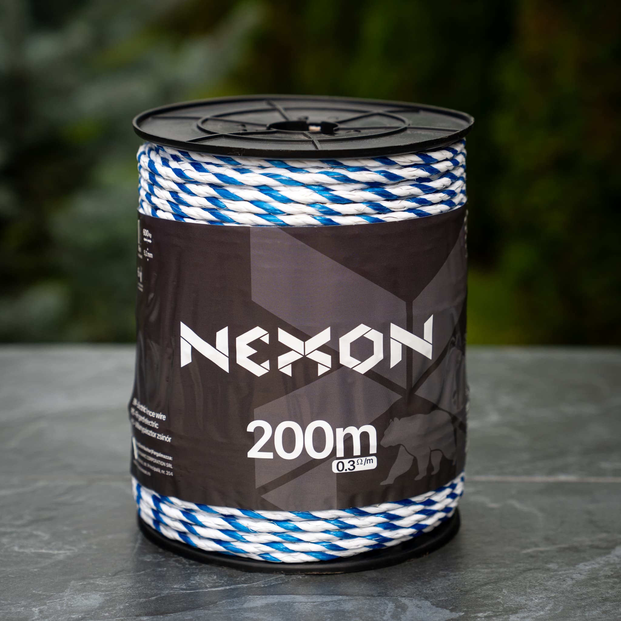 NEXON PROFESSIONAL 200 m 6 fémszál 600 kg villanypásztor kötél