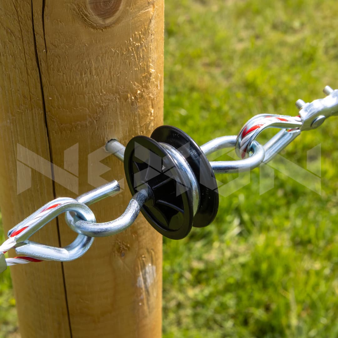 NEXON dupla szigetelő villanypásztor kapuhoz – 6. kép