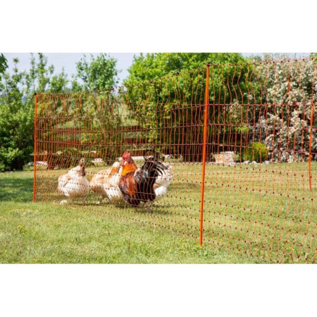Villanypásztor háló szárnyasoknak NEXON, 2 tüskével, 106 cm magas – 4. kép