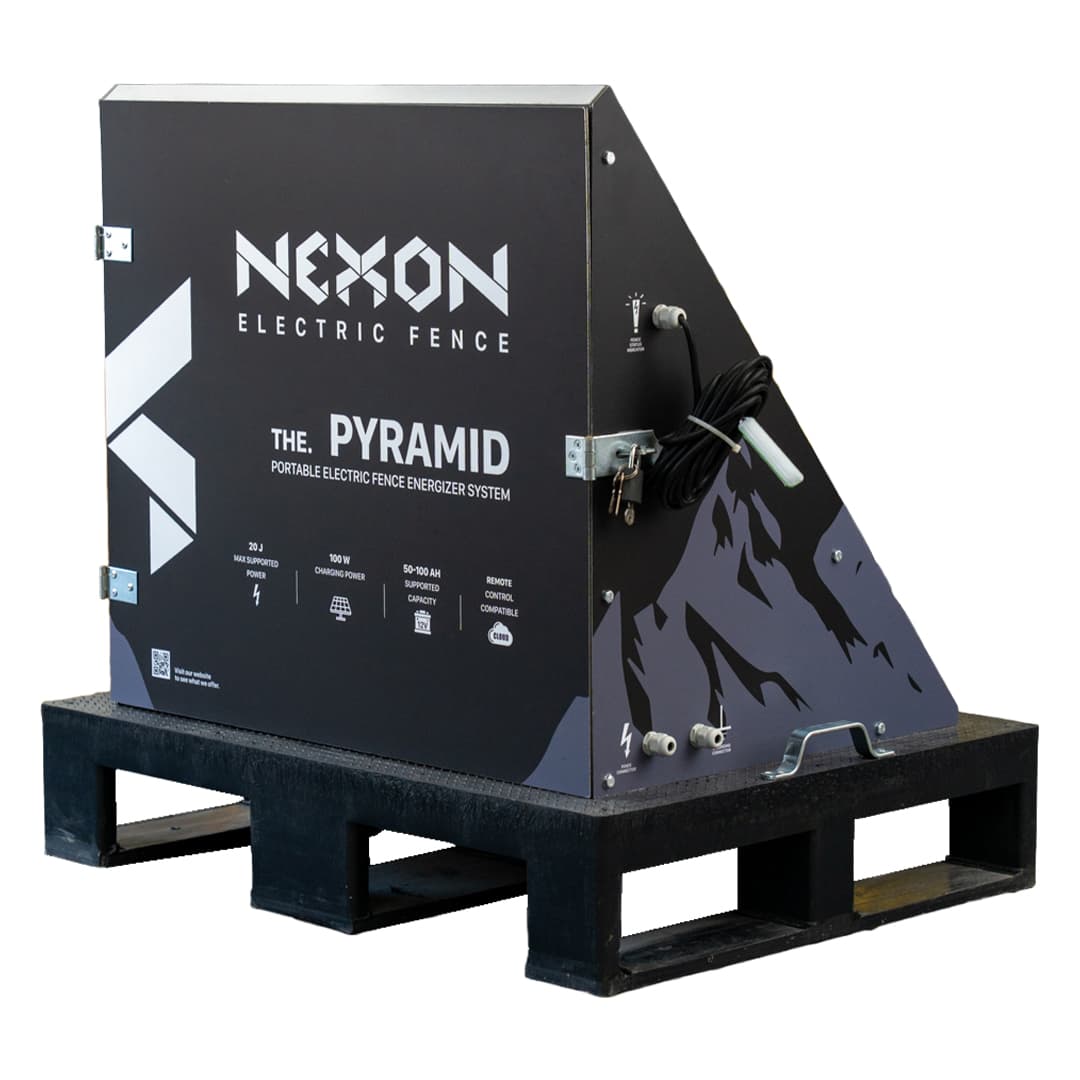 NEXON PYRAMID 10J GPS hordozható villanypásztor napelemmel és akkumulátorral – 12. kép