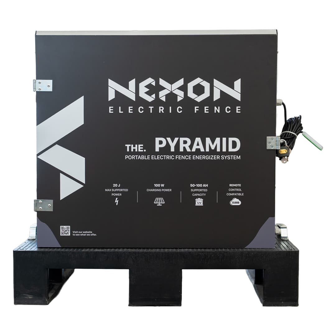 NEXON PYRAMID 10J GPS hordozható villanypásztor napelemmel és akkumulátorral – 10. kép