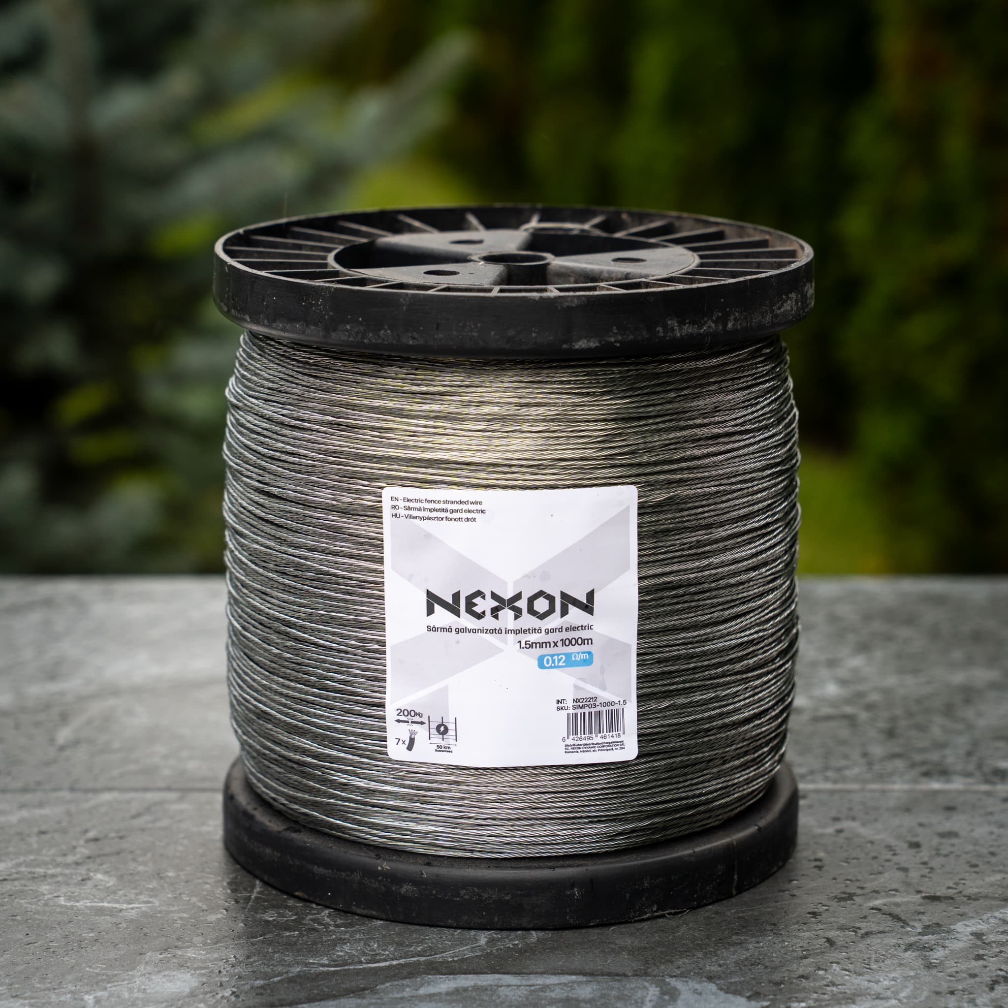 NEXON 1000 m 1.5 mm sodrott villanypásztor drót – 3. kép