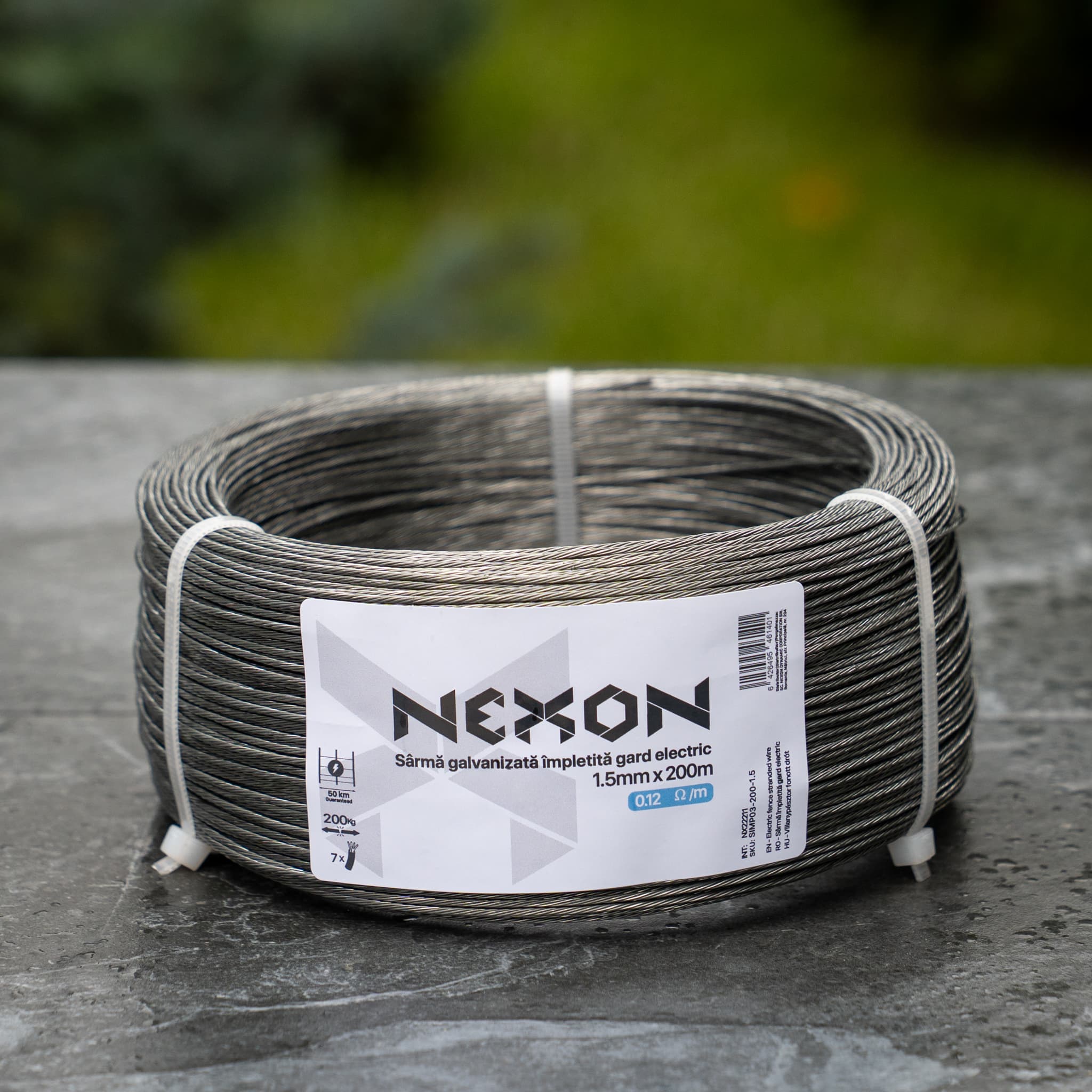 NEXON 1000 m 1.5 mm sodrott villanypásztor drót – 2. kép