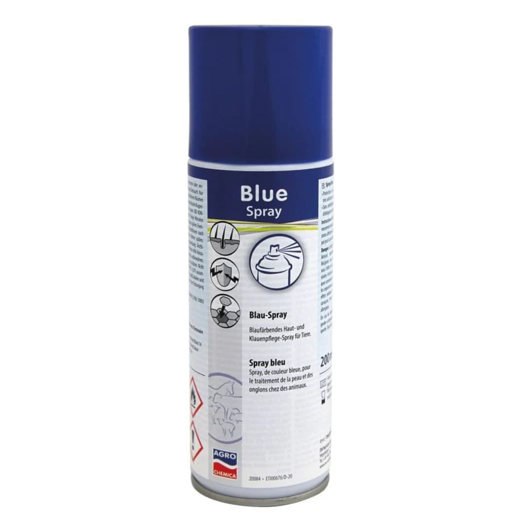 Kék állatápoló és fertőtlenítő spray 200 ml – 2. kép