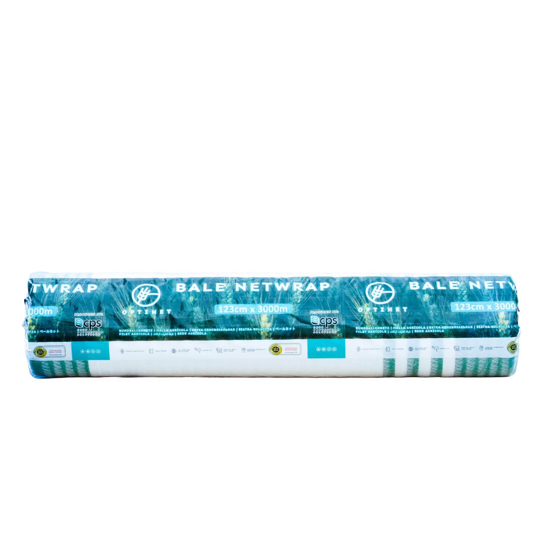 6 db OptiNet bálaháló készlet 1,23 m x 3000 m, 11 g/fm – 3. kép