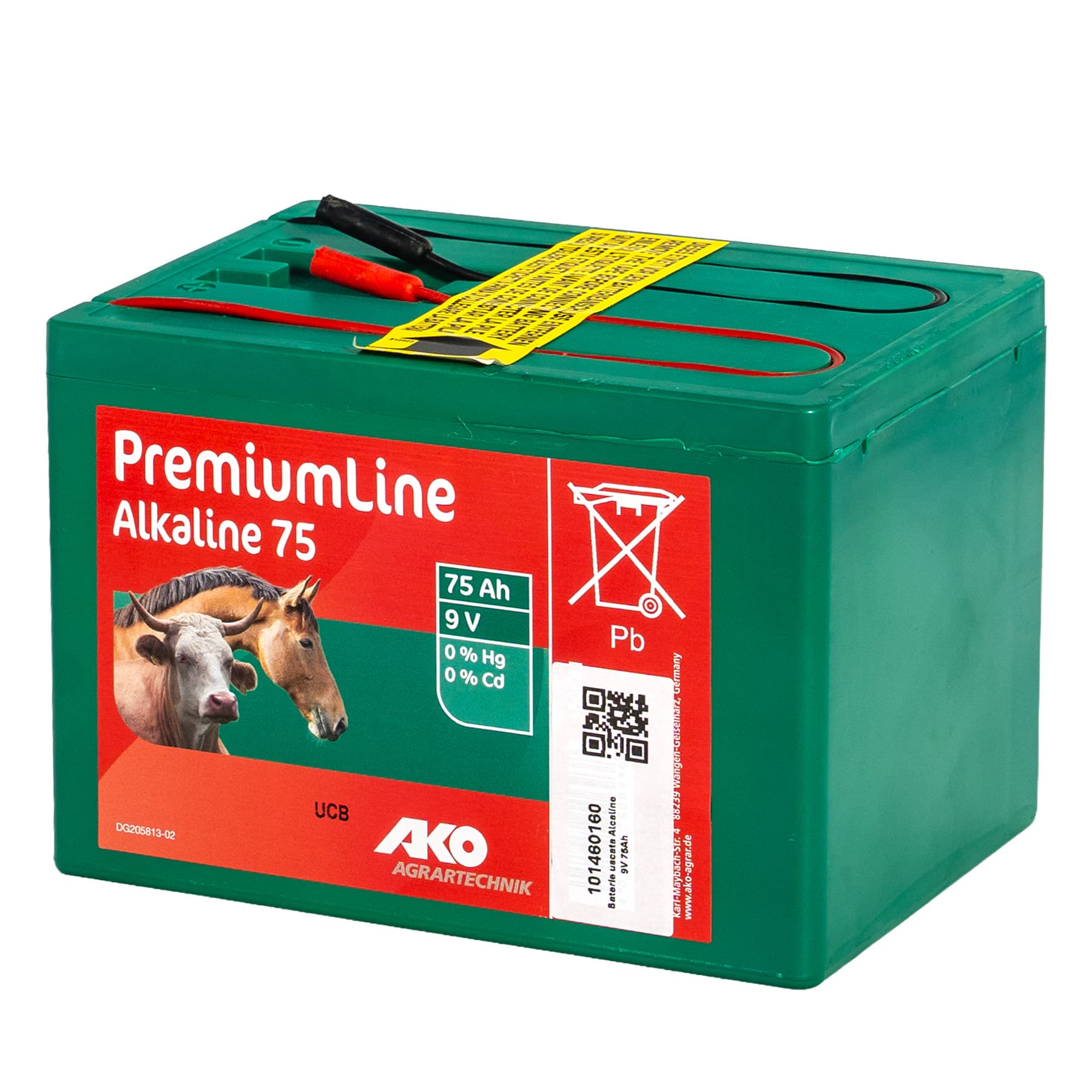 9V 75Ah száraz akkumulátor elektromos kerítéshez Alkaline – 2. kép