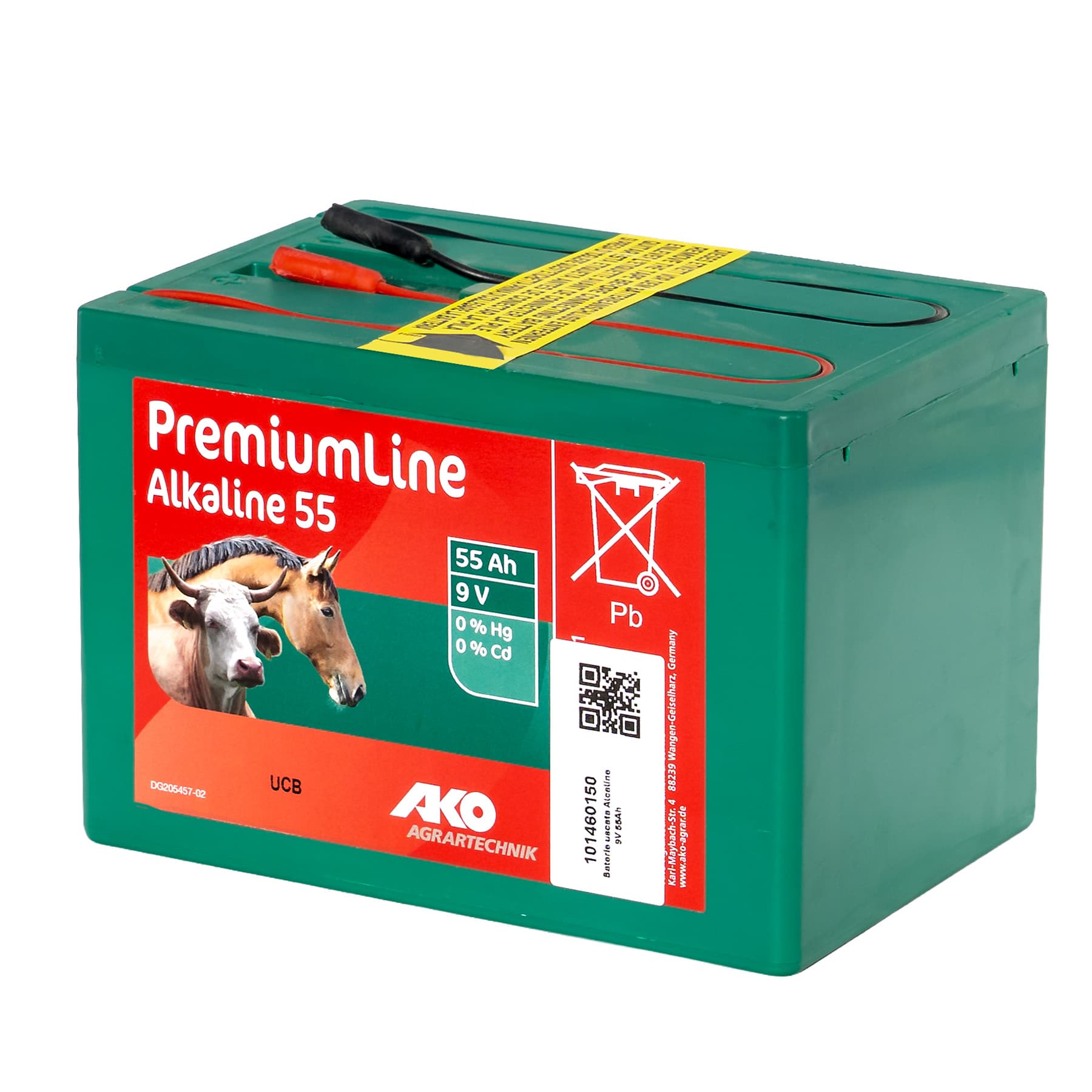 9V 55Ah száraz akkumulátor elektromos kerítéshez Alkaline – 2. kép