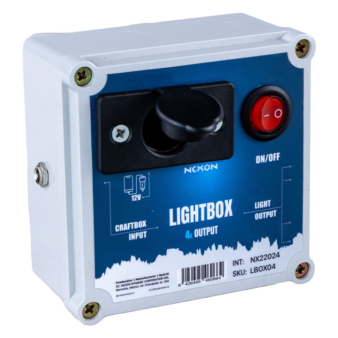 NEXON LIGHTBOX modul 5 kimenettel világítási rendszerhez – 4. kép